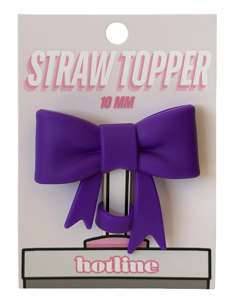 Bow Straw Toppers