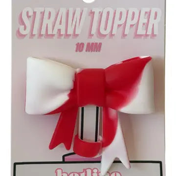 Bow Straw Toppers