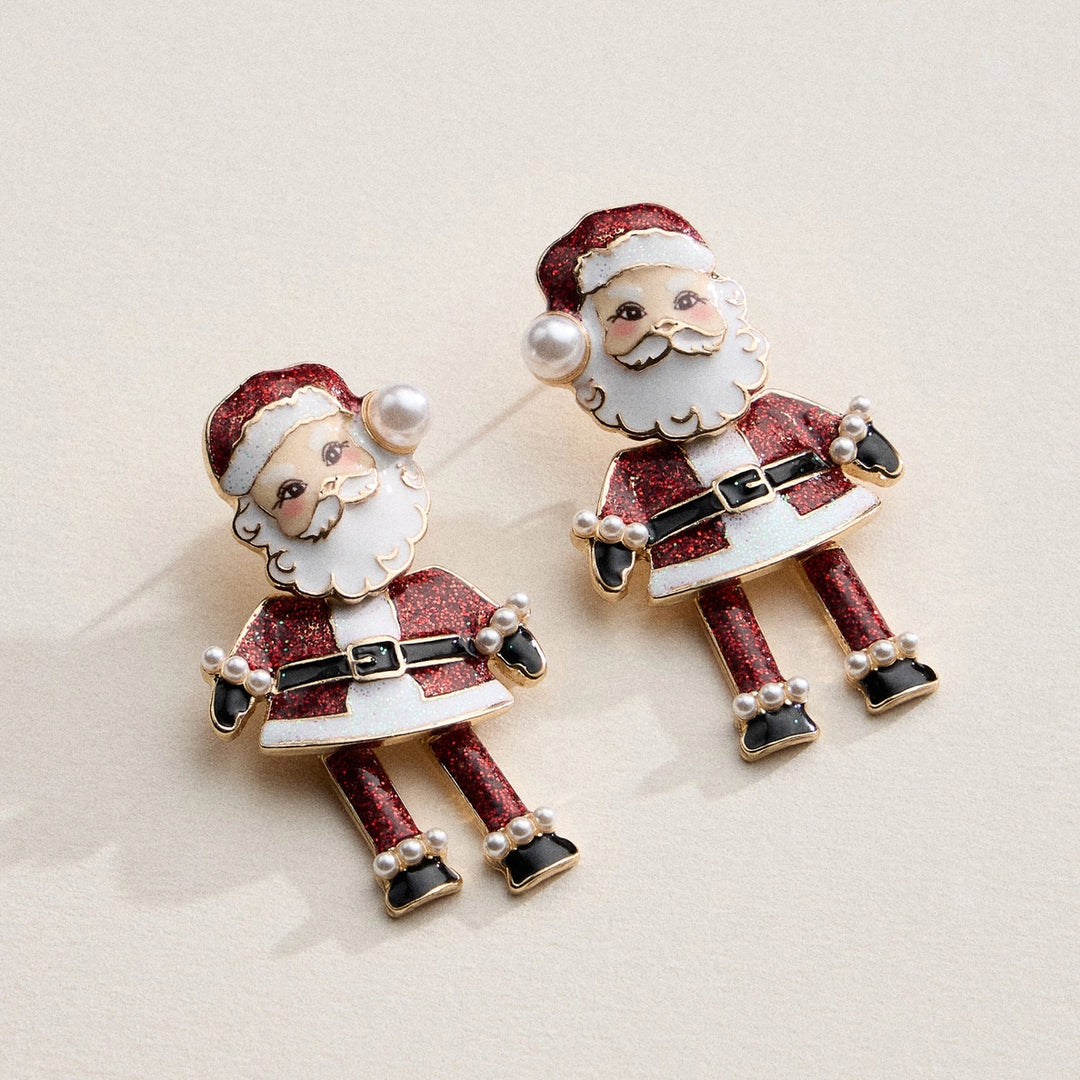 Silly Santa Earrings