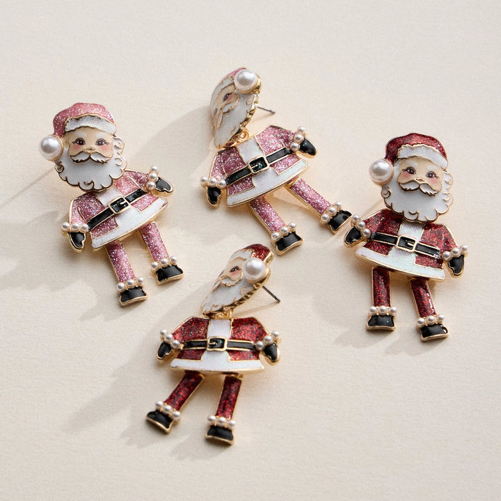 Silly Santa Earrings