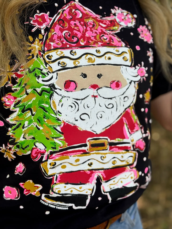Callie Ann Stelter Santa Claus Tee by Texas True Threads