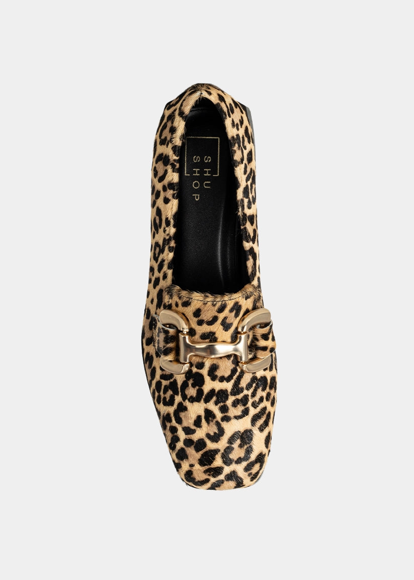 Therese Leopard Loafer by Shu Shop