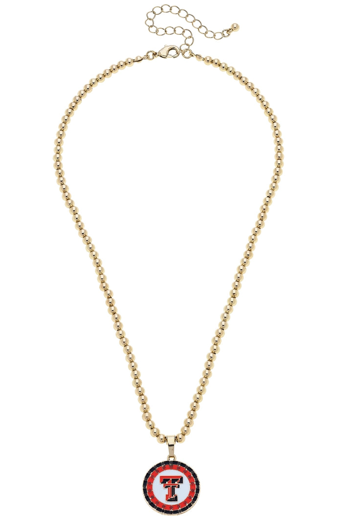 Texas Tech Pave' Necklace