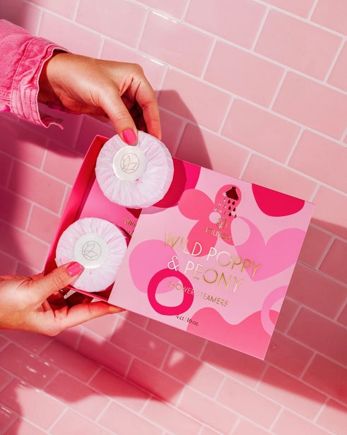 Wild Poppy & Peony Shower Steamers by Musee
