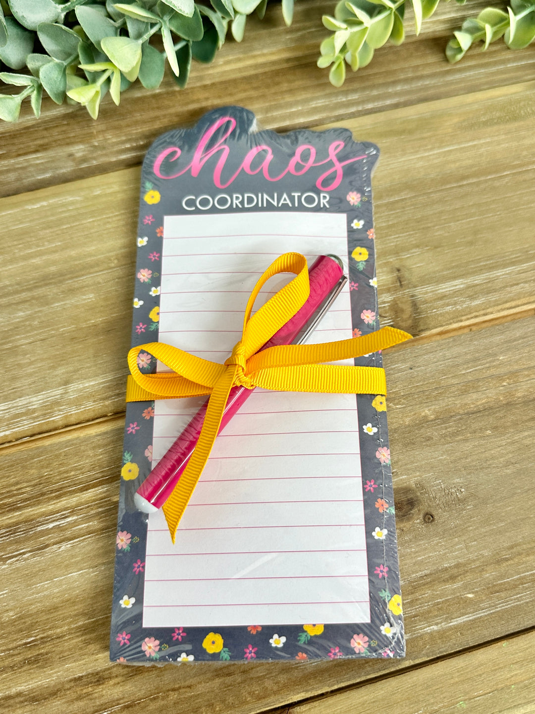 Die-Cut Notepad with Pen by Lady Jayne