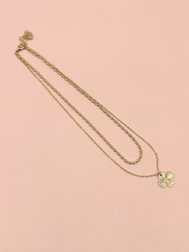 Ema Beaded Pendant Necklace