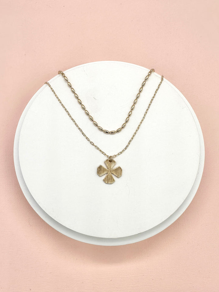 Ema Beaded Pendant Necklace