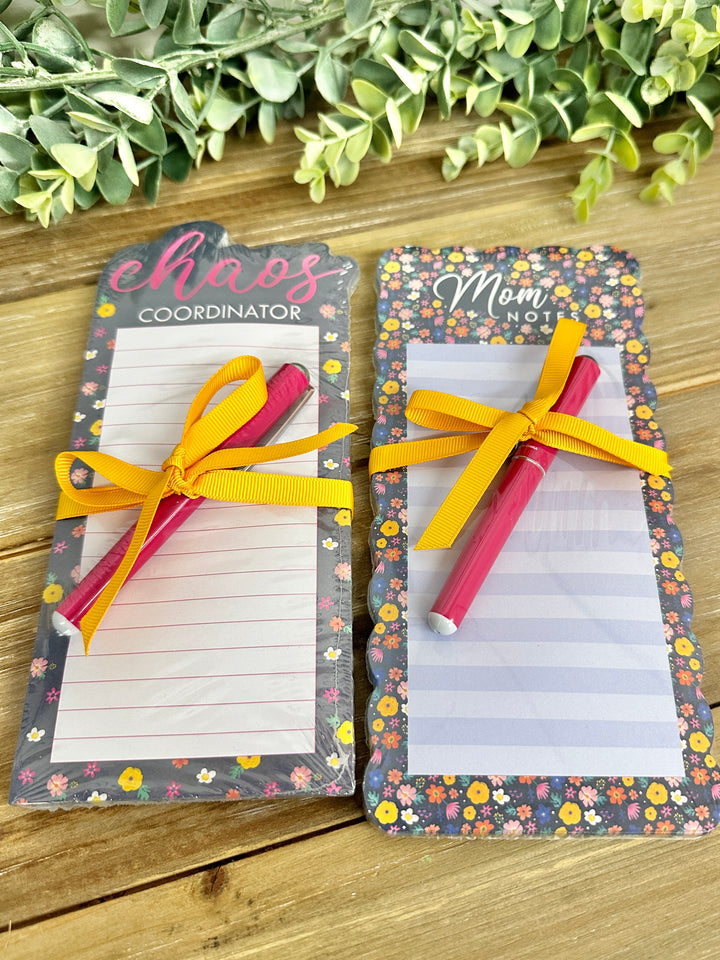 Die-Cut Notepad with Pen by Lady Jayne