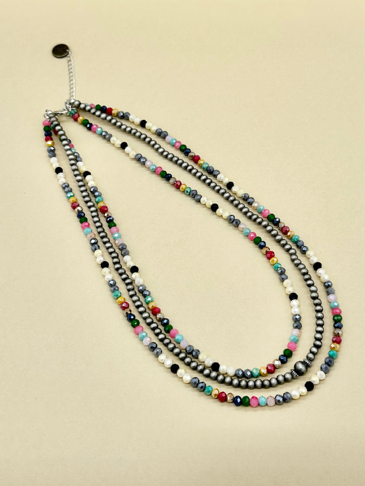 Zoe Multi Faux Navajo Necklace