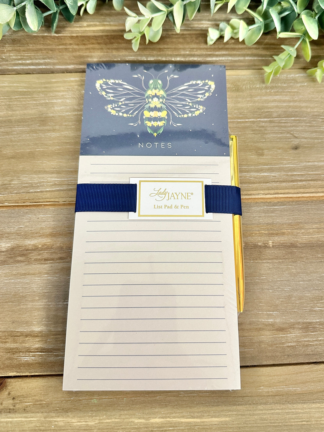 Magnetic List Pad with Pen by Lady Jayne