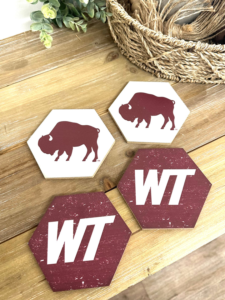WTAMU Magnetic Coaster Set