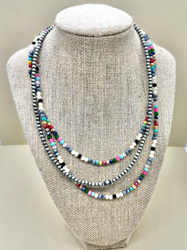 Zoe Multi Faux Navajo Necklace