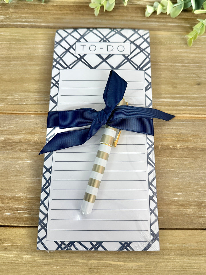 Magnetic List Pad with Pen by Lady Jayne