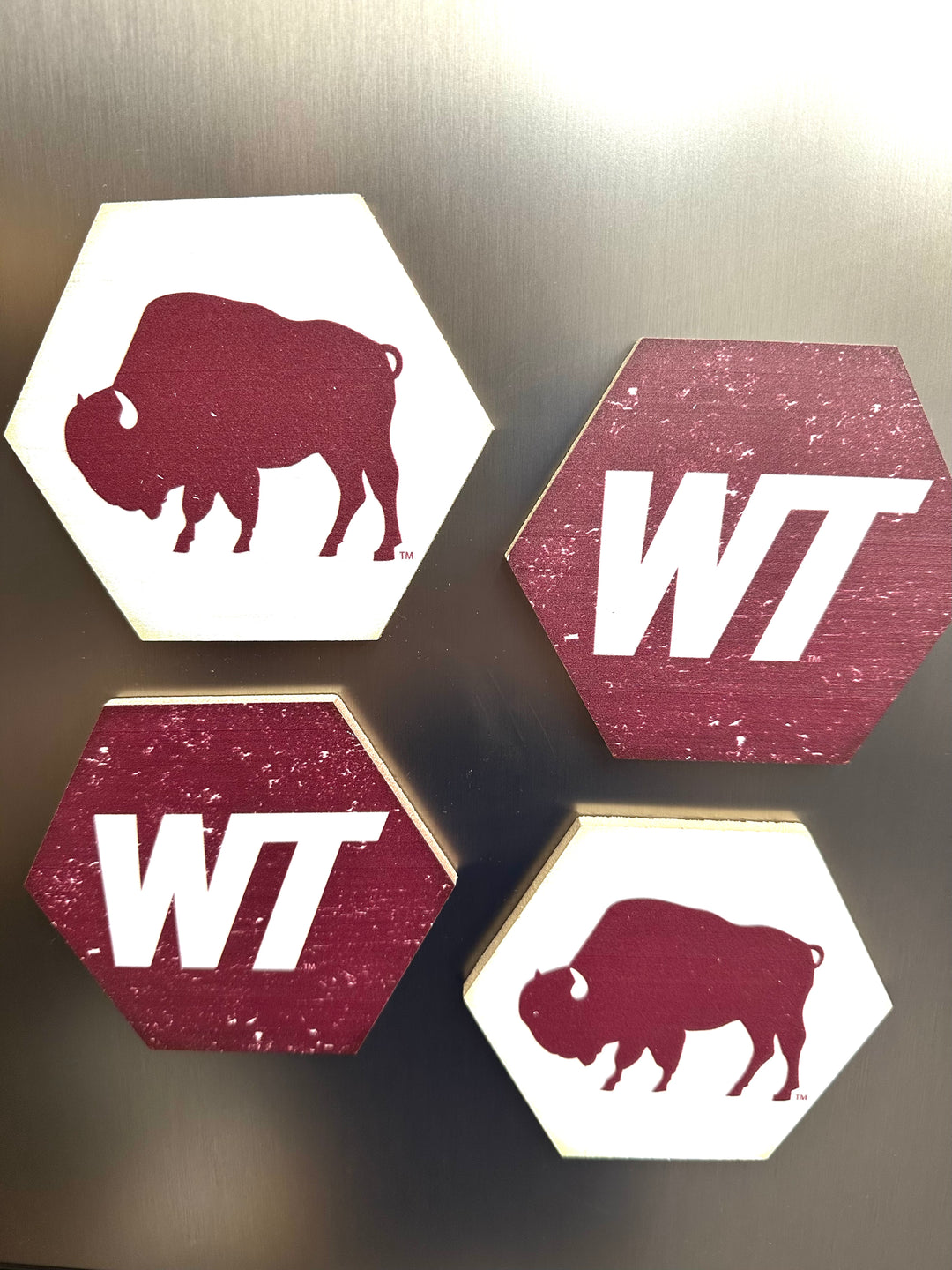 WTAMU Magnetic Coaster Set