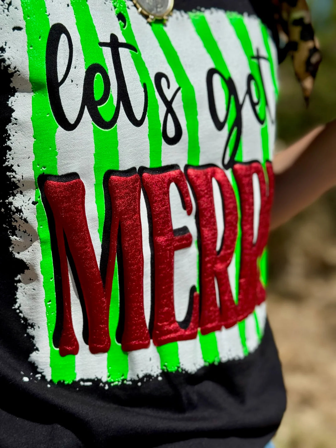 Let's Get Merry LONG SLEEVE Tee by Texas True Threads