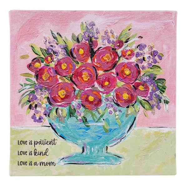 Love is a Mom Canvas