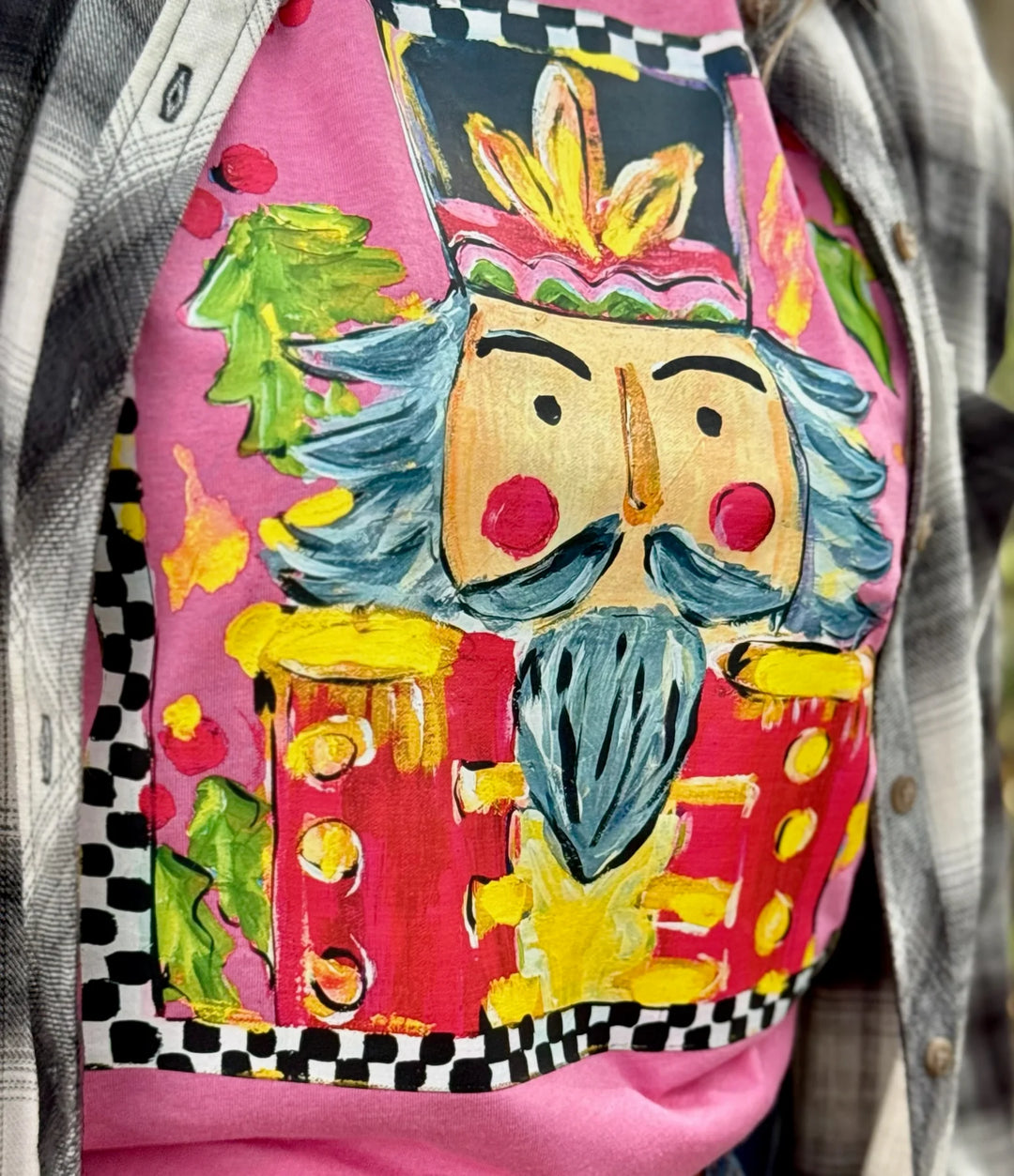 Callie's Checkered Nutcracker Tee by Texas True Threads