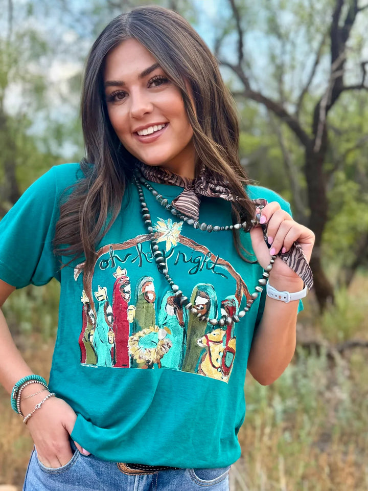 Callie's Oh Holy Night Nativity Tee by Texas True Threads