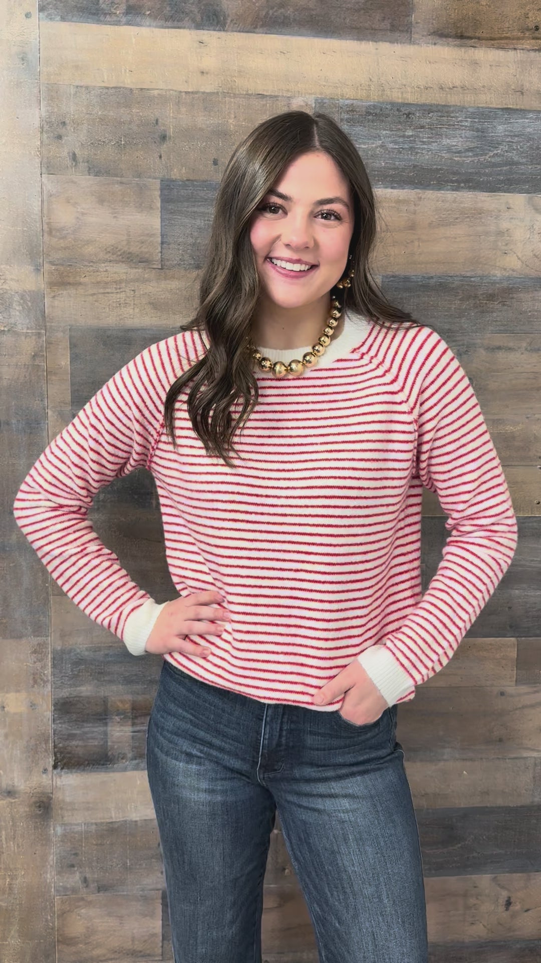 Candy Cane Stripes Sweater