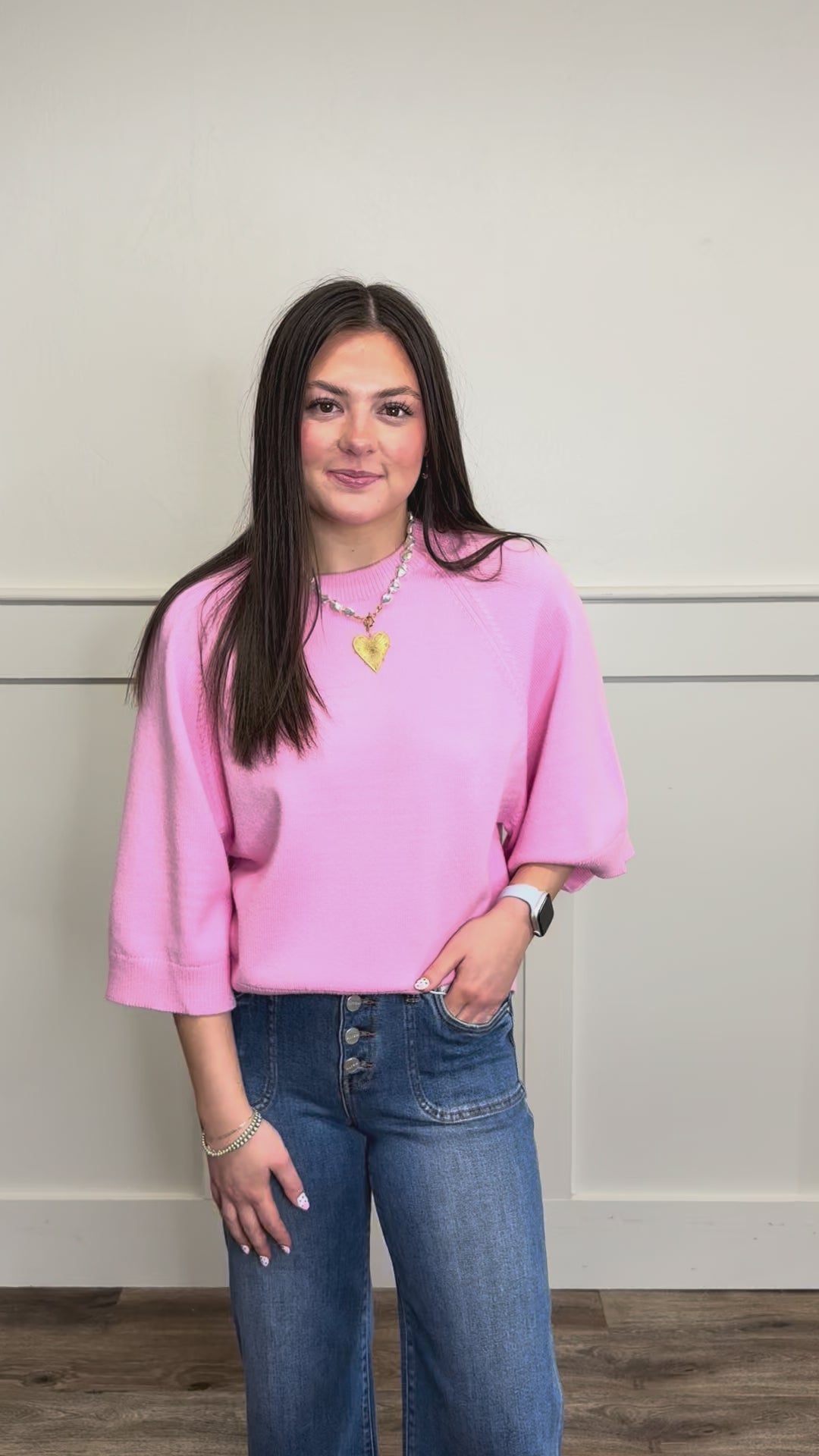 Soft Pink Mornings Sweater