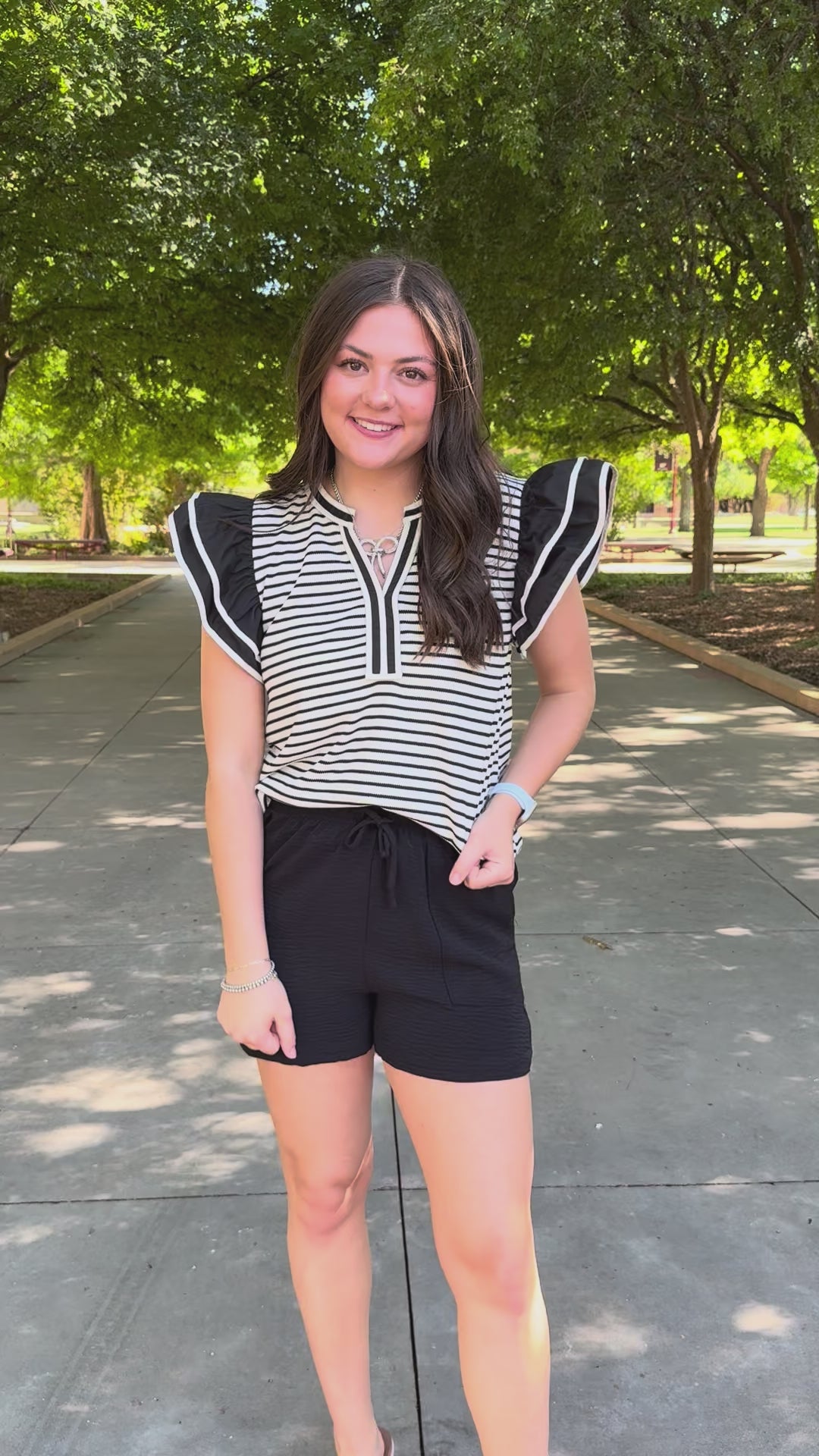 Back To Basics Striped Top