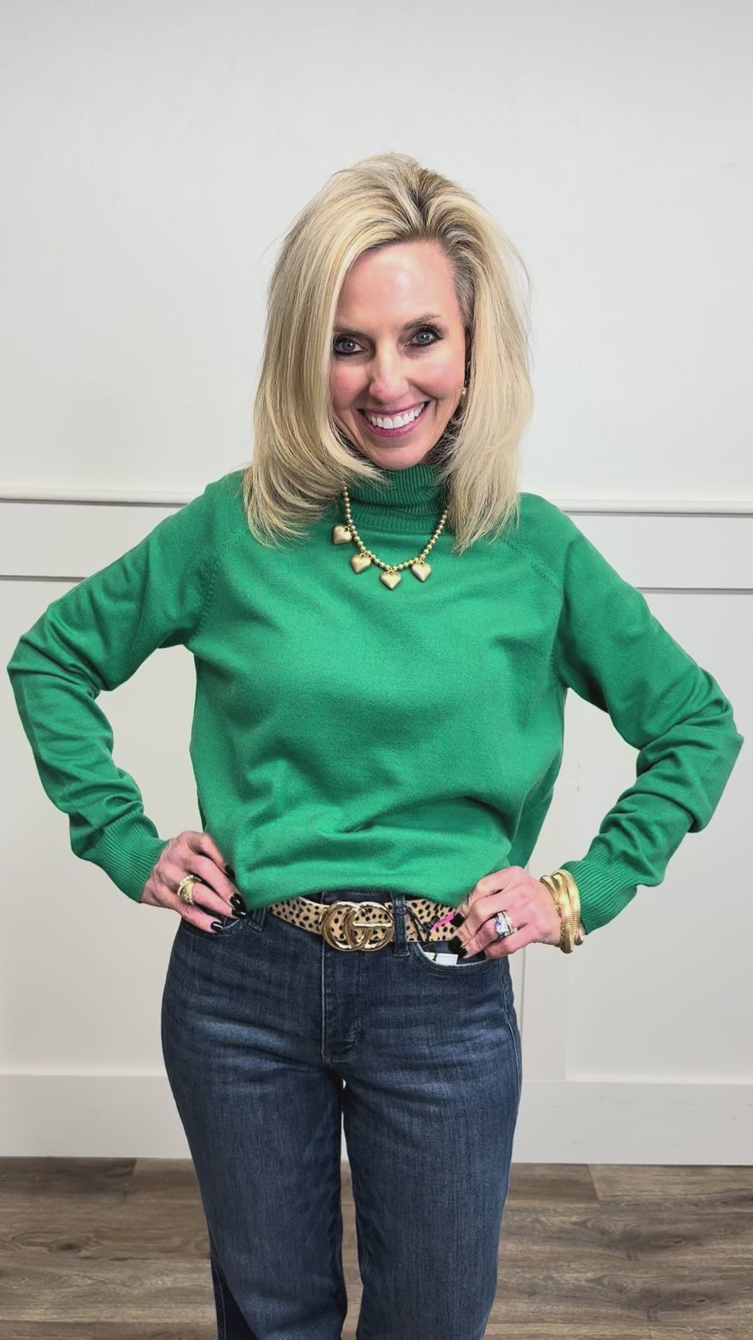 Dorothy Green Turtleneck Sweater