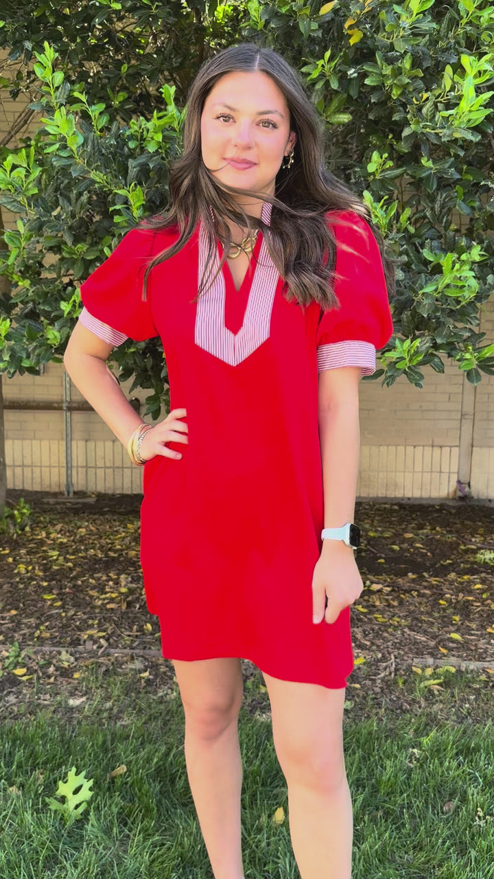 Classic Comfort V-Neck Dresses