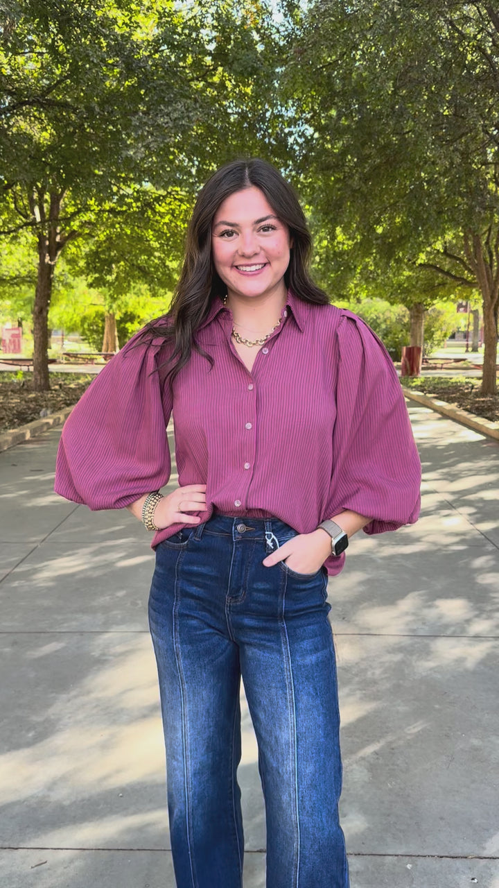 Grateful Striped Blouse