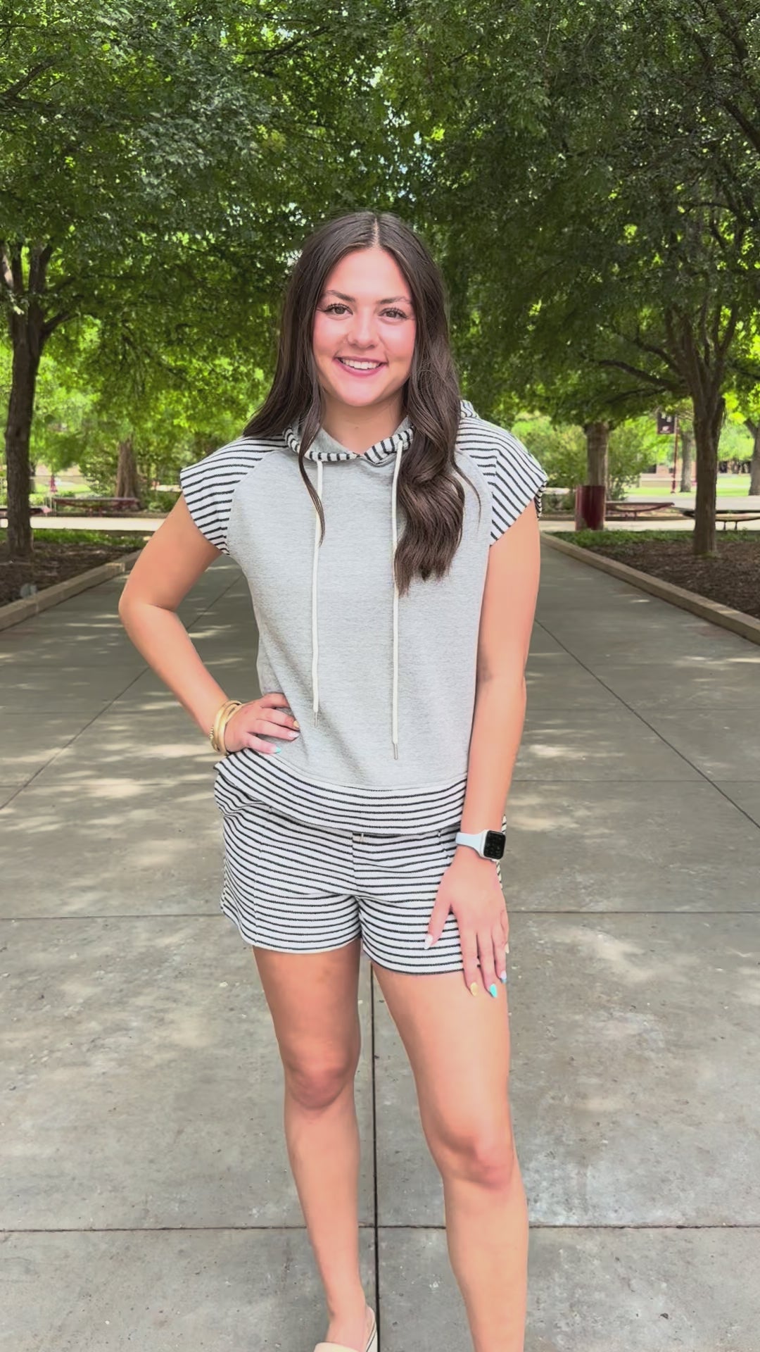 Cozy Cute Grey Short Set