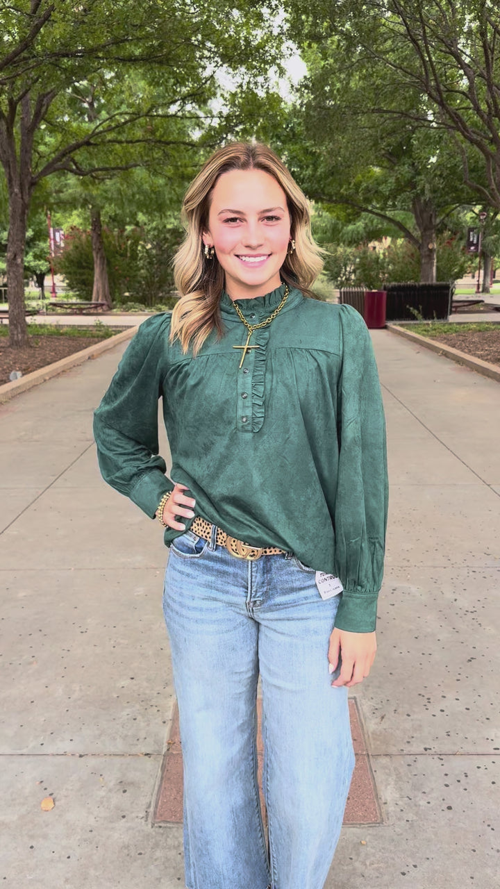 Suede State of Mind Blouse