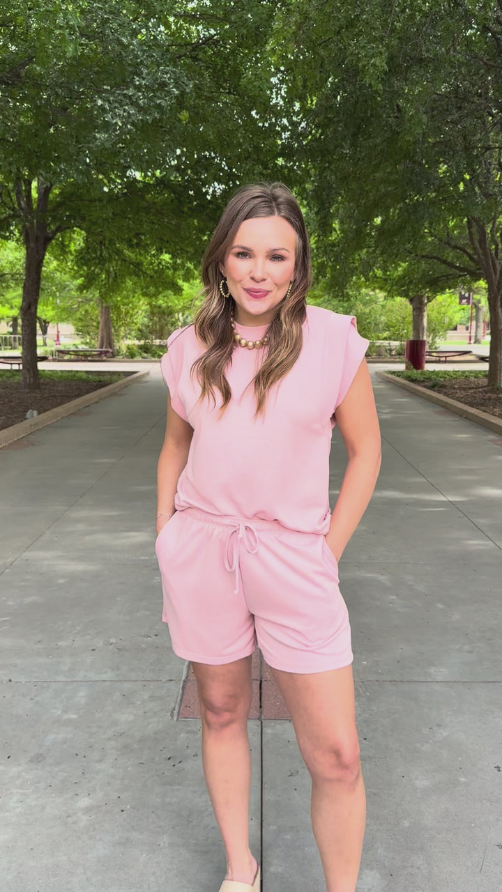 Blush Moment Short Set