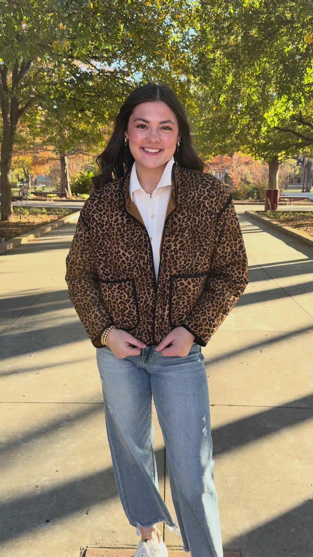 Odie Quilted Leopard Jacket