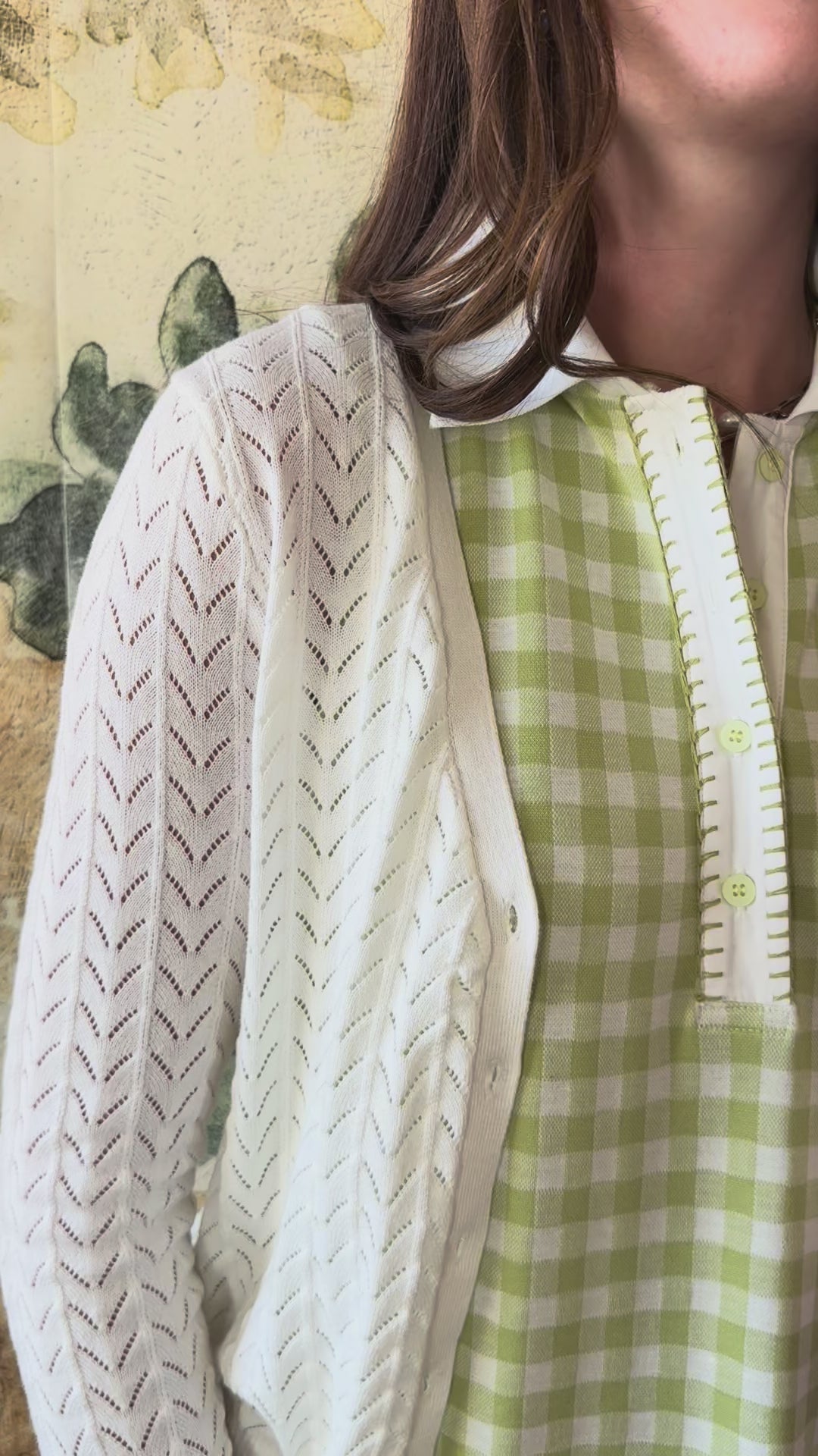 Light and Lovely White V-Neck Cardigan