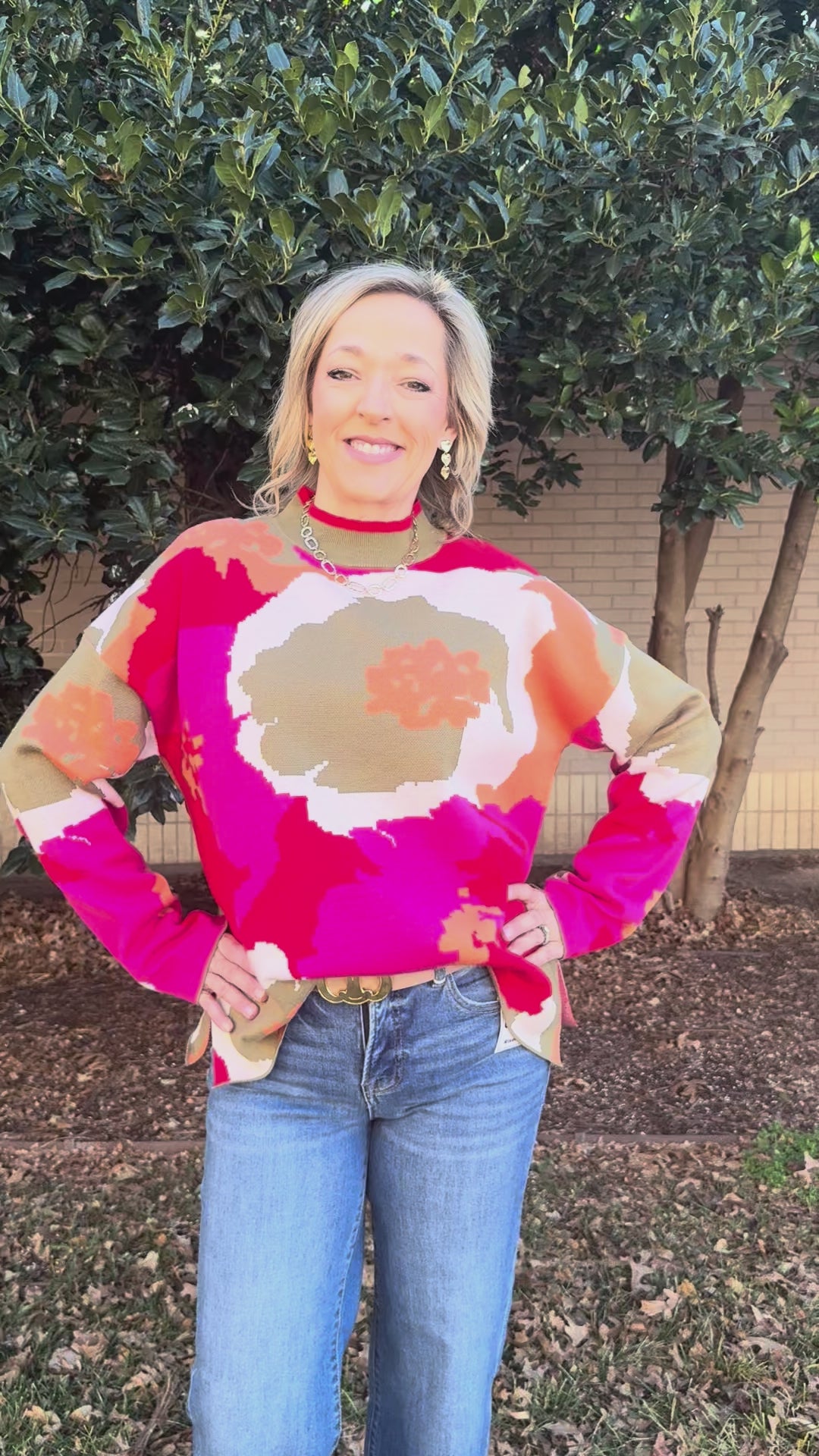 Willow Way Multi Color Sweater