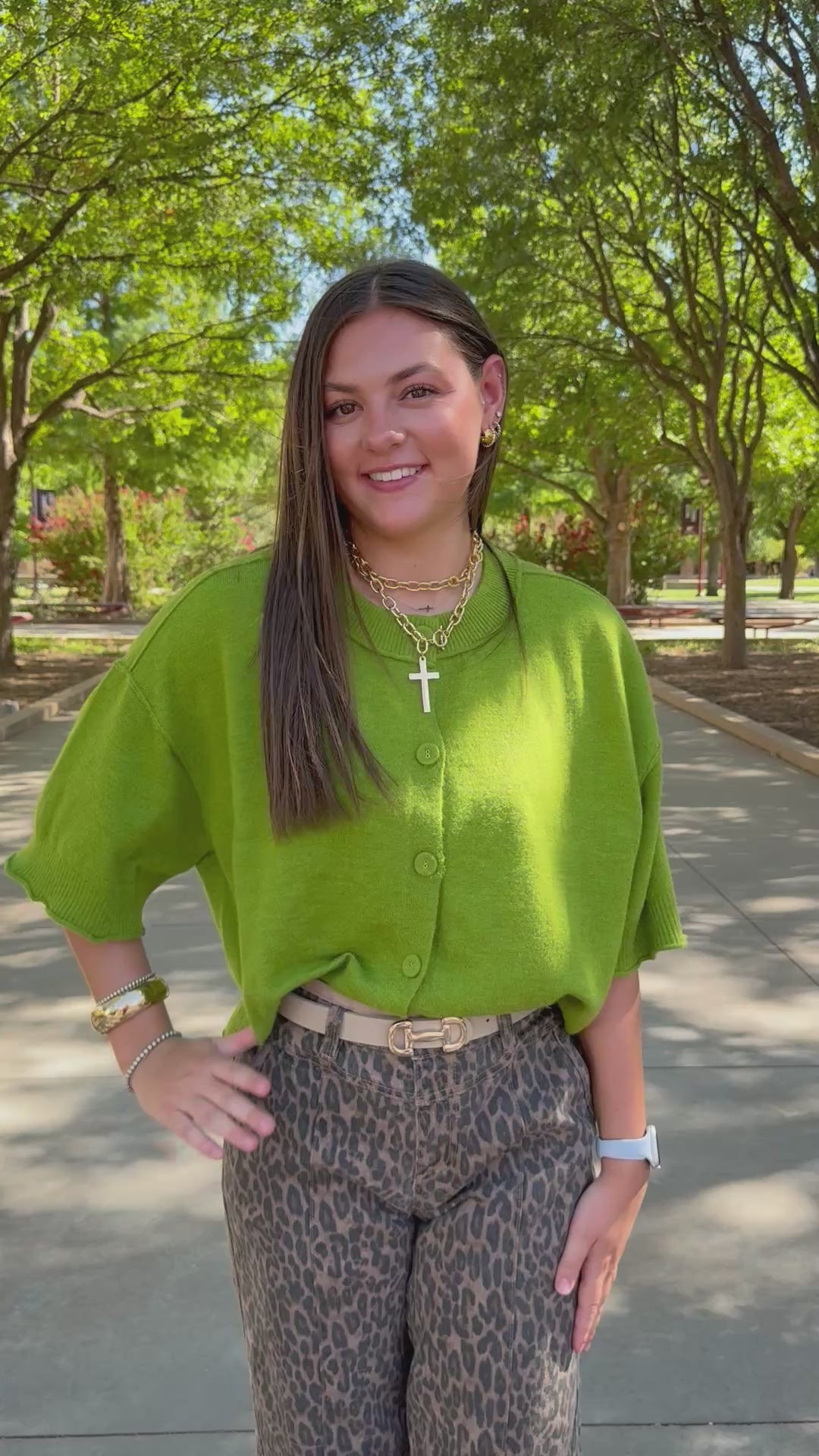 The Sweetest Staple Green Sweater