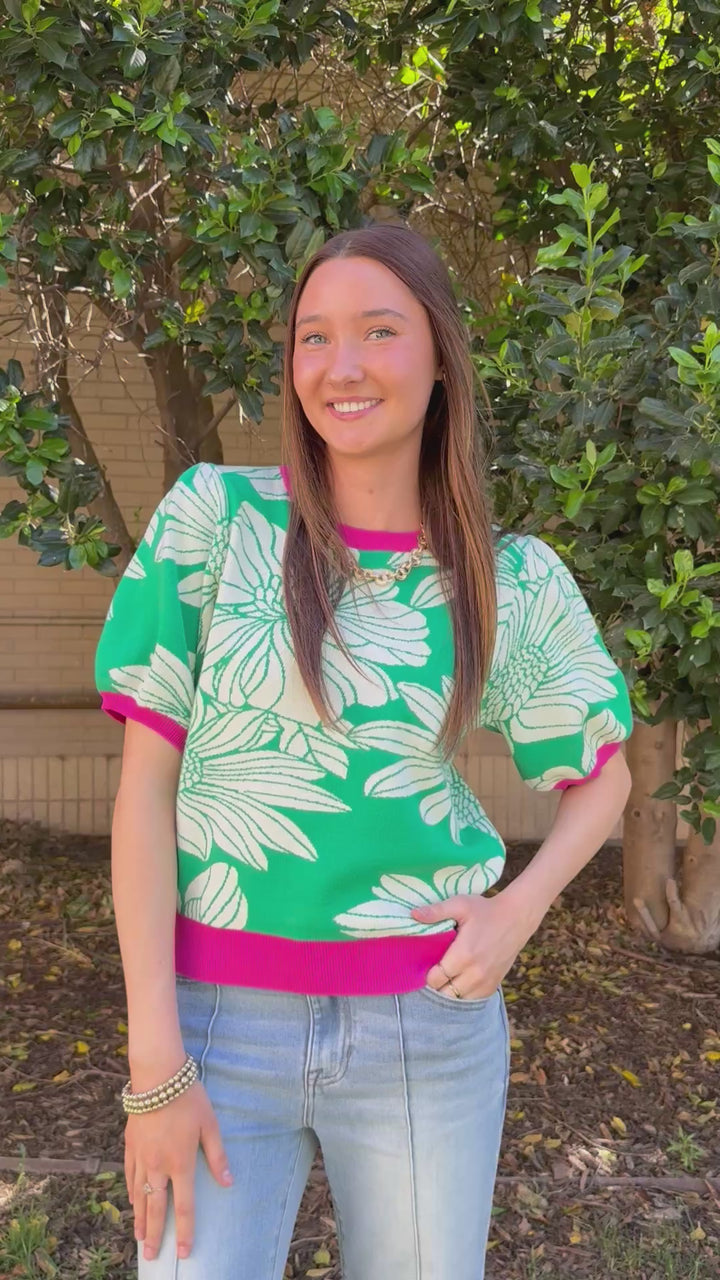 Spring Fling Knit Sweater