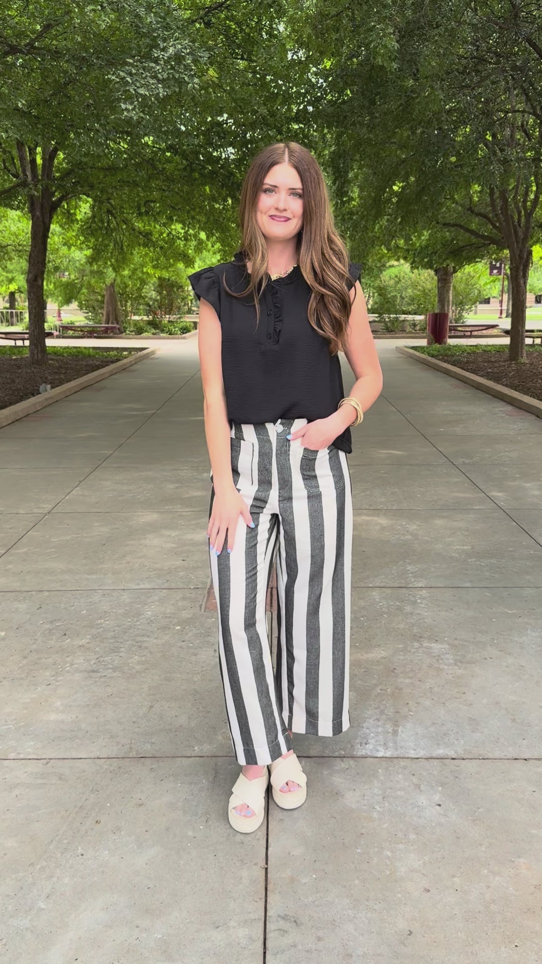Sun Soaked Striped Pants