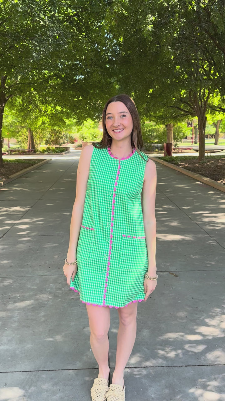 Southern Belle Green Dress