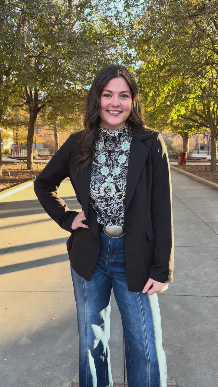 All Business Black Blazer