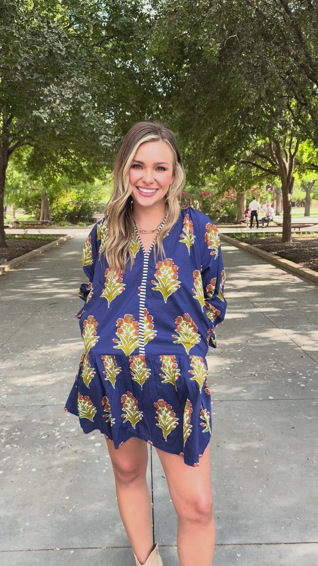 Simple Stroll Dress by THML