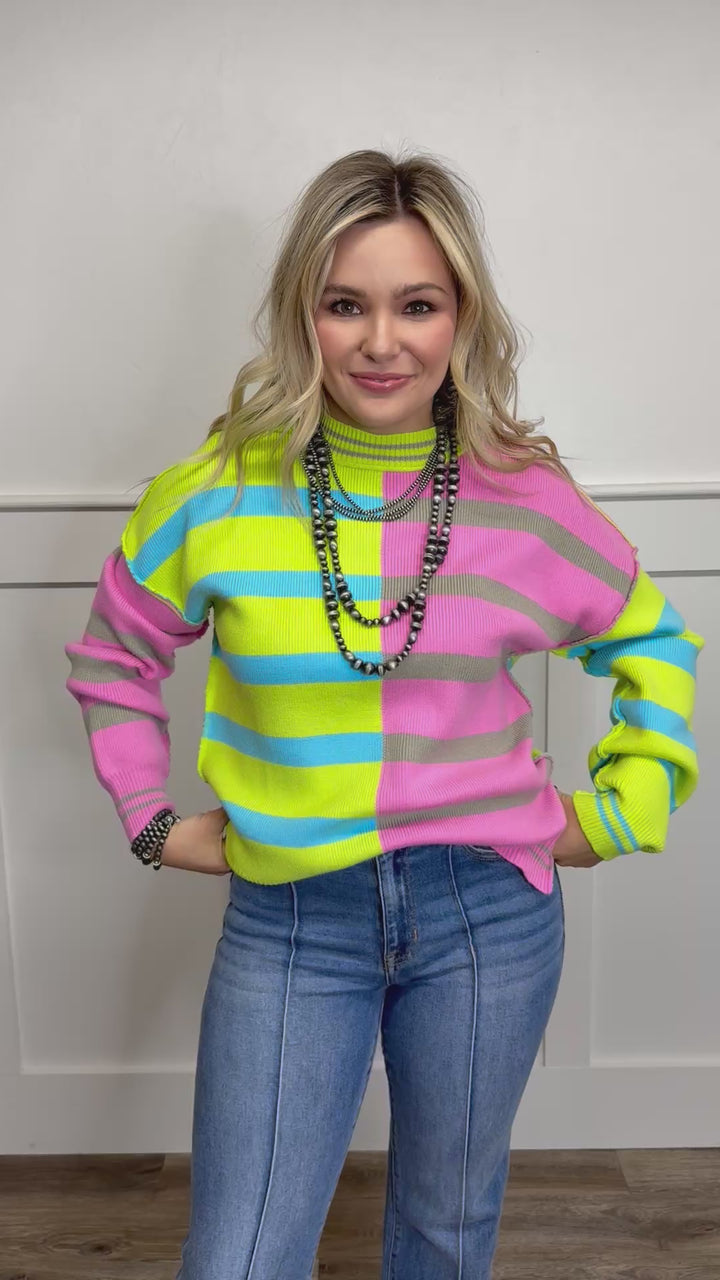 Cozy Season Lime Sweater