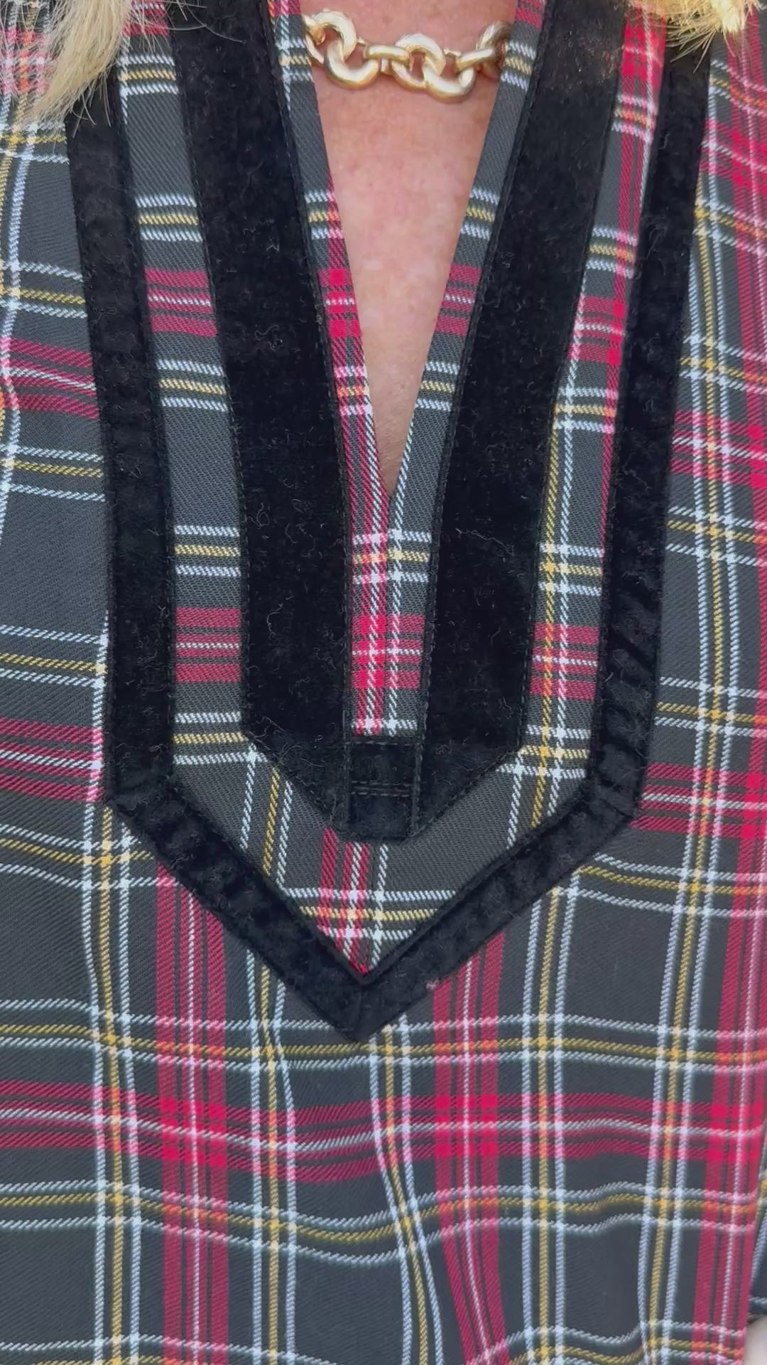 Pretty Pictures Plaid Dress