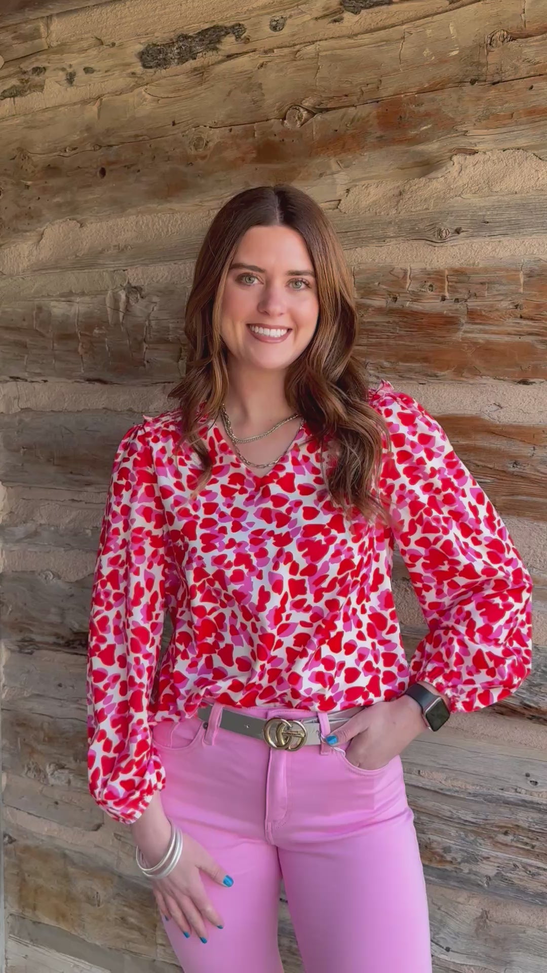 Full Of Love Heart Blouse