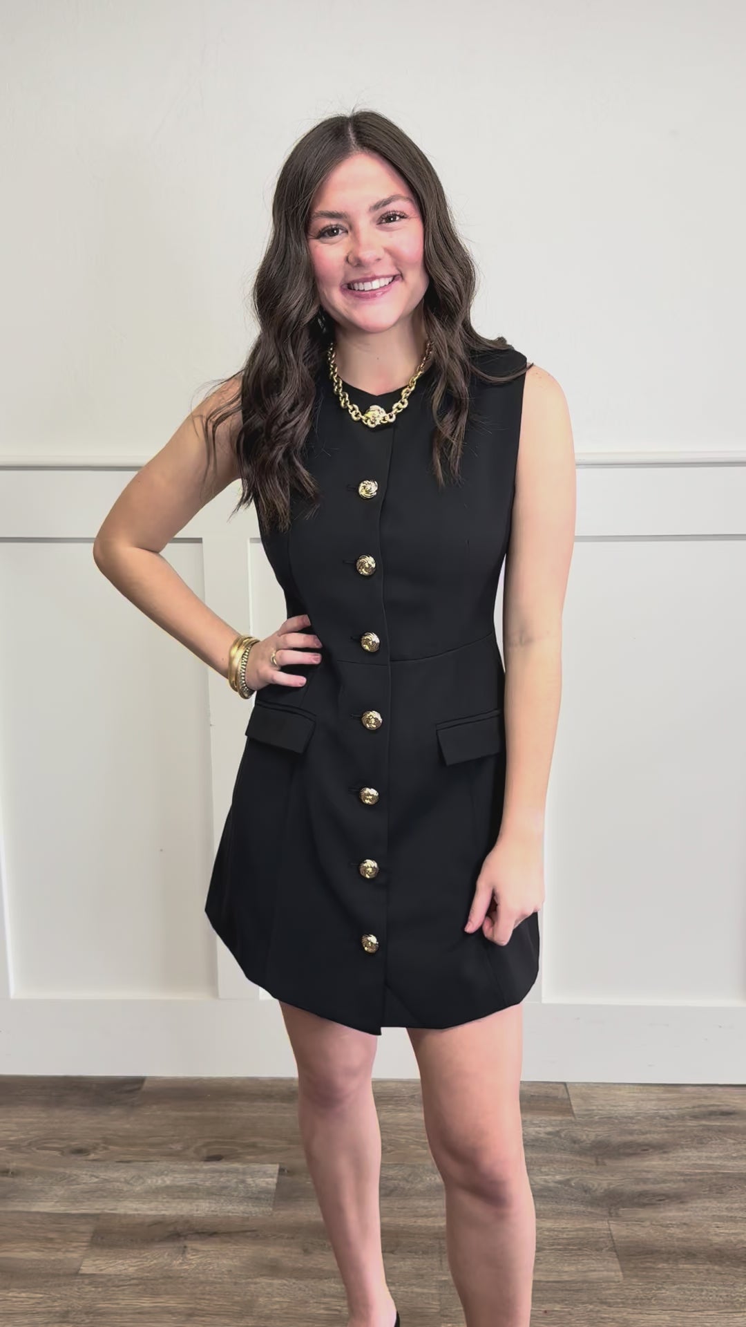 Whatever She Wants Black Sleeveless Dress