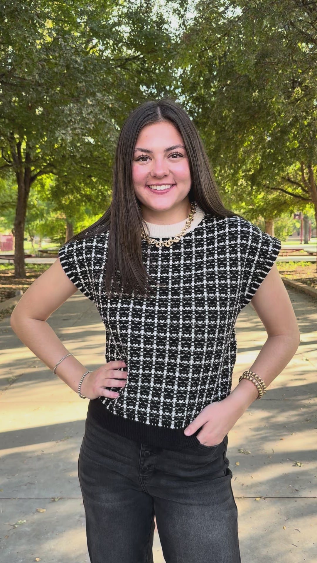 Easy Blend Sweater Vest by THML