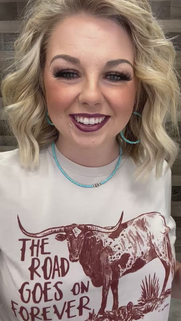 Crockett Large Turquoise Beaded Earrings