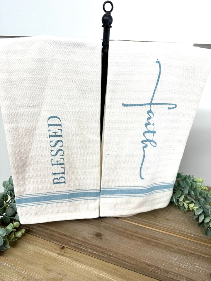 Blessed & Faith HandTowels - towel - The Royal Standard: