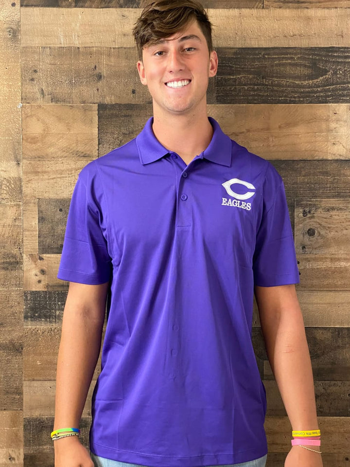 C Eagles Silk Touch Polo - polo - Blessed Buffalo Boutique: 