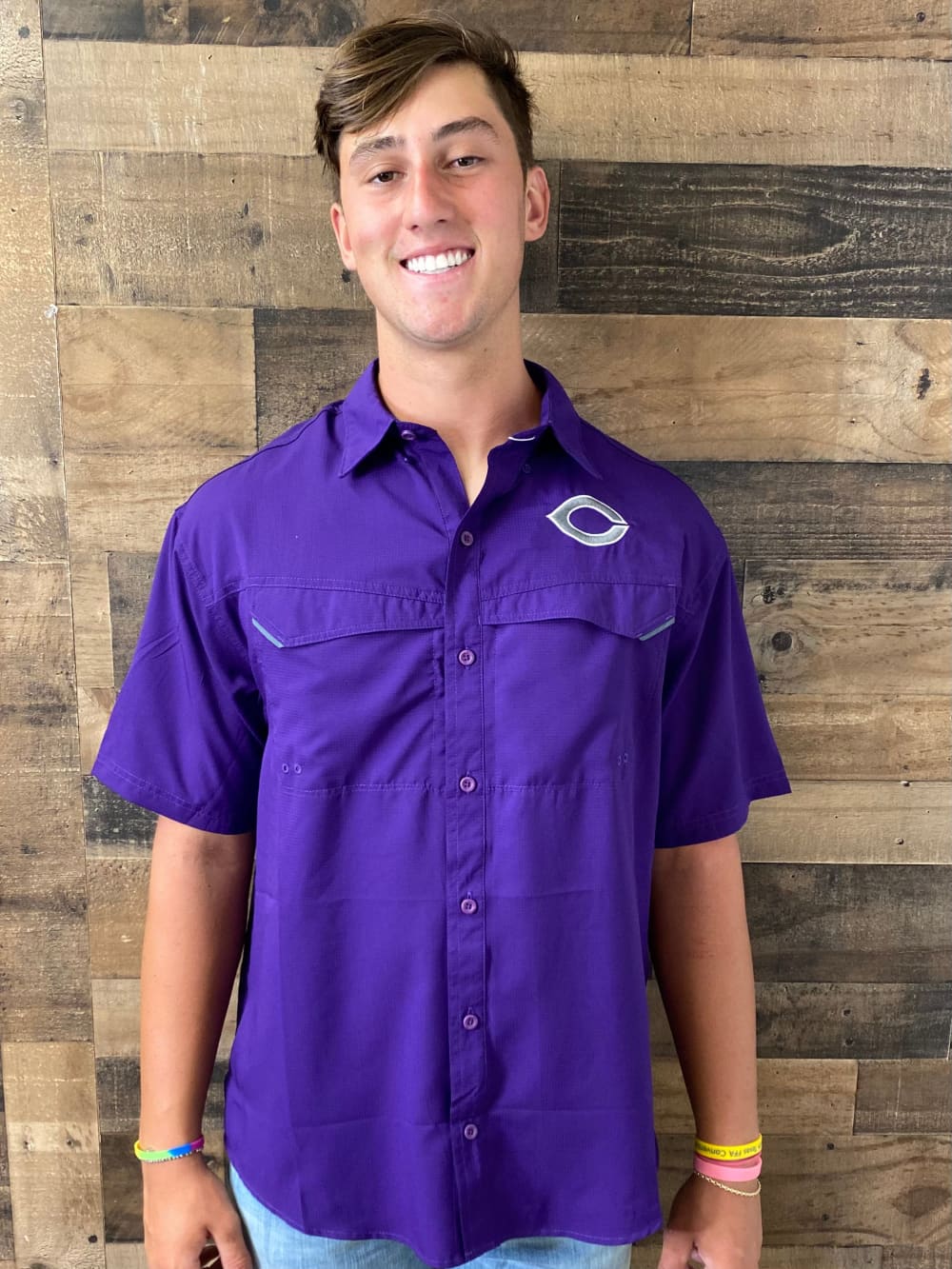 Canyon Men’s Short Sleeve Fishing Polo - polo - Blessed 