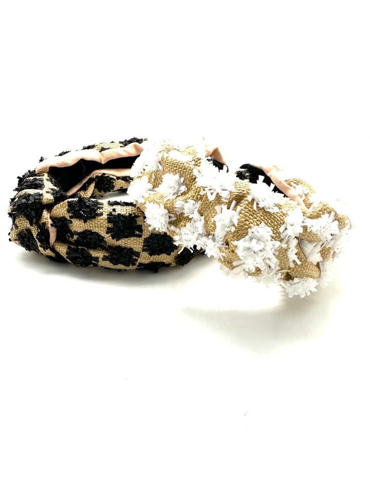 Dotsy Raffia Headband - hair accessory - Medy Jewelry: